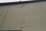 Riss in einer Betonwand